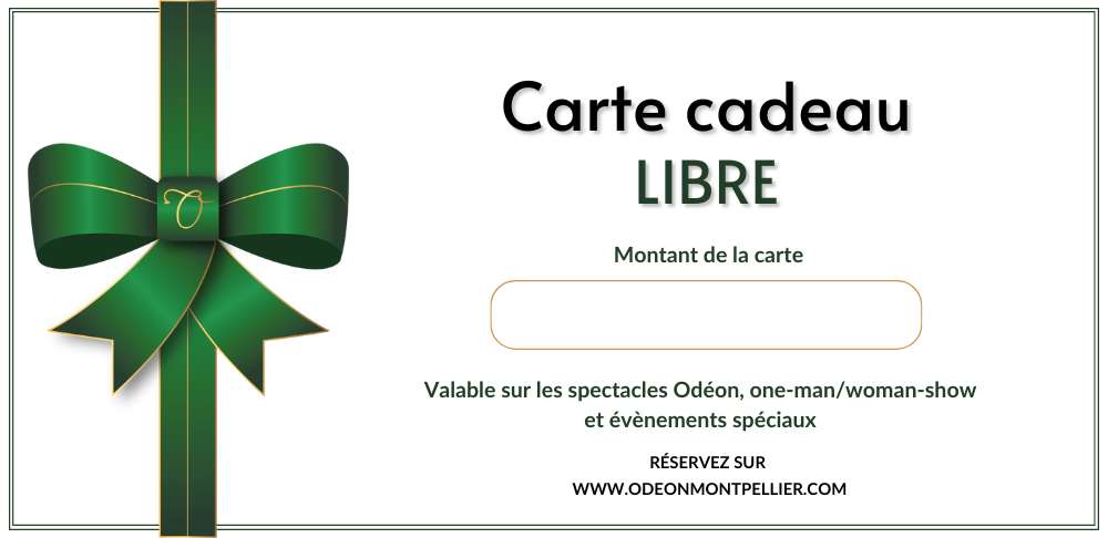Carte cadeau Libre