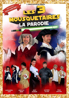 Les 3 mousquetaires — la parodie — affiche