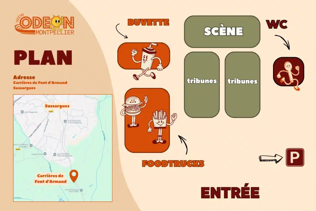Image de : Plan d'accès pour le festival